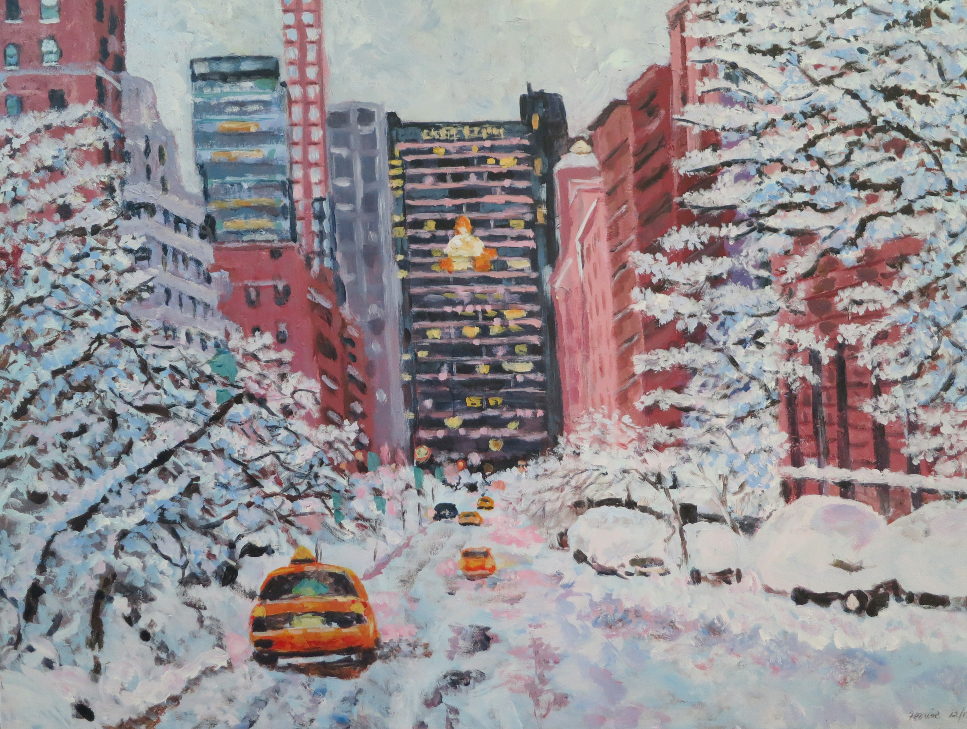 Winter in Grand Central <span>40″ by 30″</span>